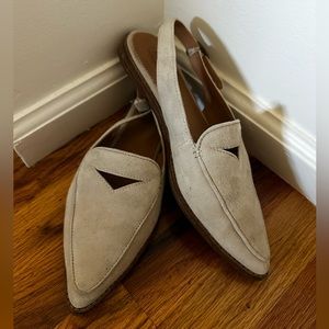 Sperry Topsider Saybrook Slingback Mule, Sand Suede Leather, size 8 / 39